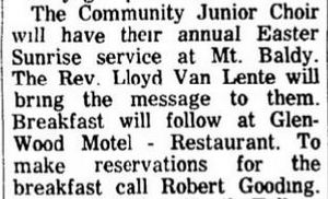 Glen-Wood Motel - Apr 1966 Article (newer photo)